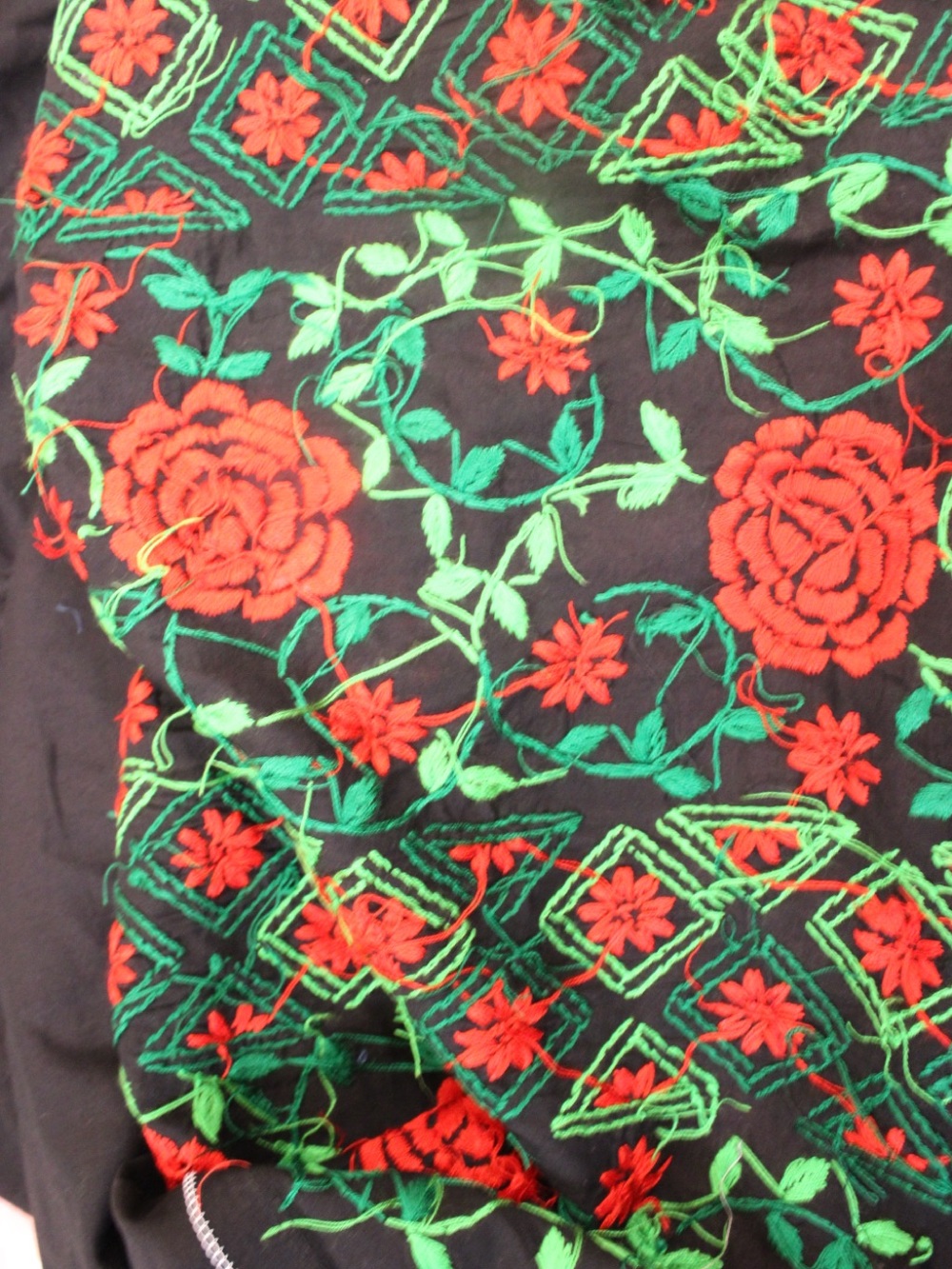 Rare Handmade Kantha Embroidered Bangladesh Cotton Dress - Picture 9 of 16